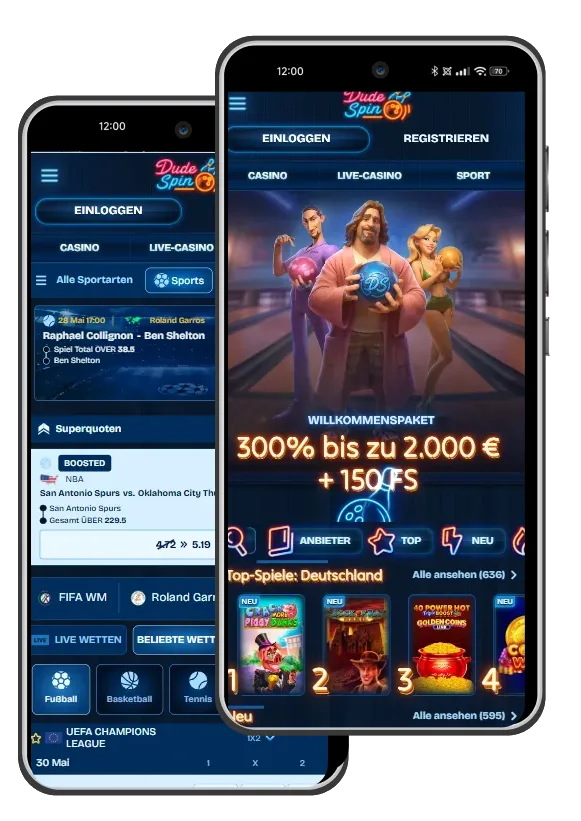 dudespin casino mobile version